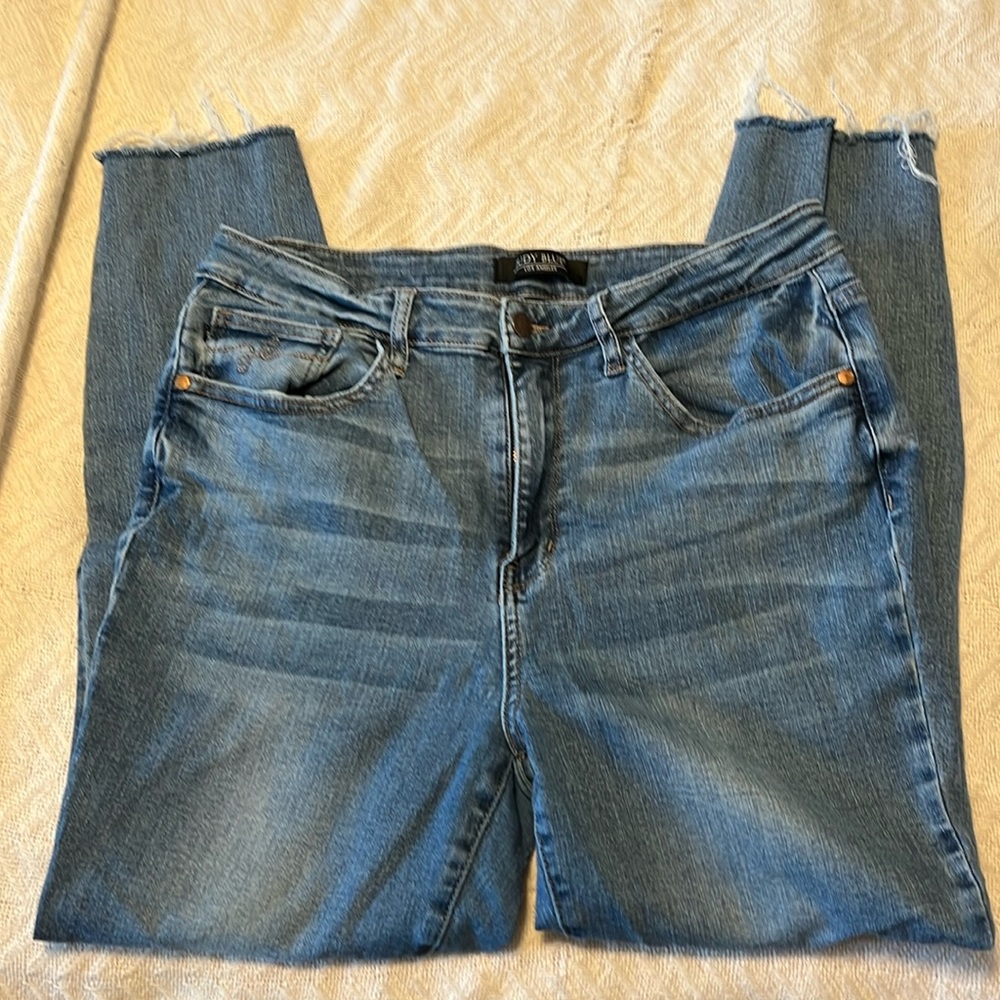 Judy Blue Raw Hem Skinny Jean